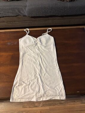 White Spaghetti Strap camie